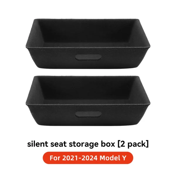 YZ For Tesla Model Y Juniper 2025 Underseat Storage Box Seats Drawer TPE Hidden Storage Tray Push Pull Car Organizer Accessories - Image 9