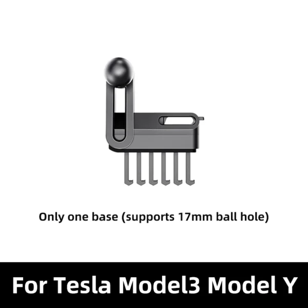 TEEQ Phone Mount for MagSafe Car Mount [Never Blocking] Tesla Model 3 Y Phone Mount Tesla Model 3 Y Accessories, Adjustable T - Image 7