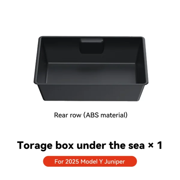 YZ For Tesla Model Y Juniper 2025 Underseat Storage Box Seats Drawer TPE Hidden Storage Tray Push Pull Car Organizer Accessories - Image 14