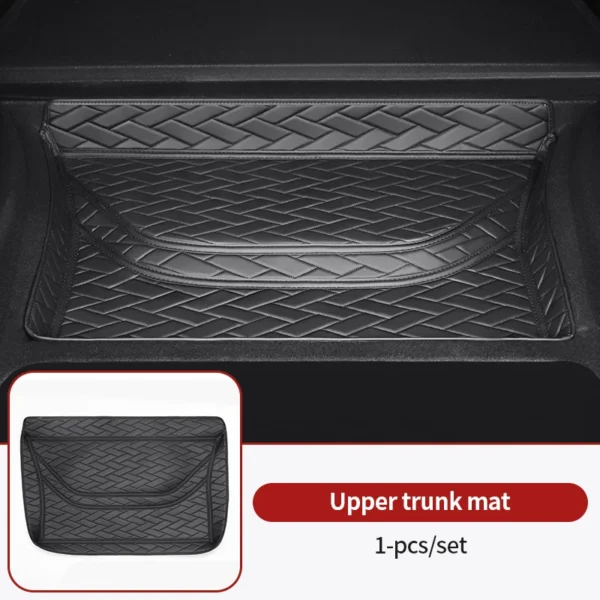 Front  rear Leather trunk For Tesla model Y trunk mat accessories 2020-2023 tesla y accessoires - Image 11