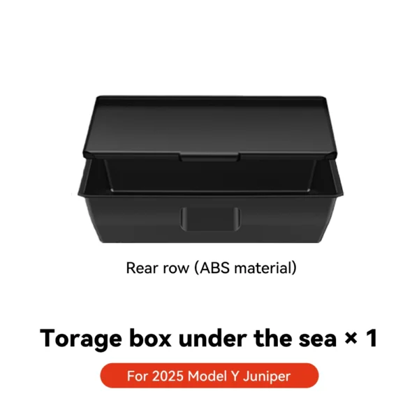 YZ For Tesla Model Y Juniper 2025 Underseat Storage Box Seats Drawer TPE Hidden Storage Tray Push Pull Car Organizer Accessories - Image 12