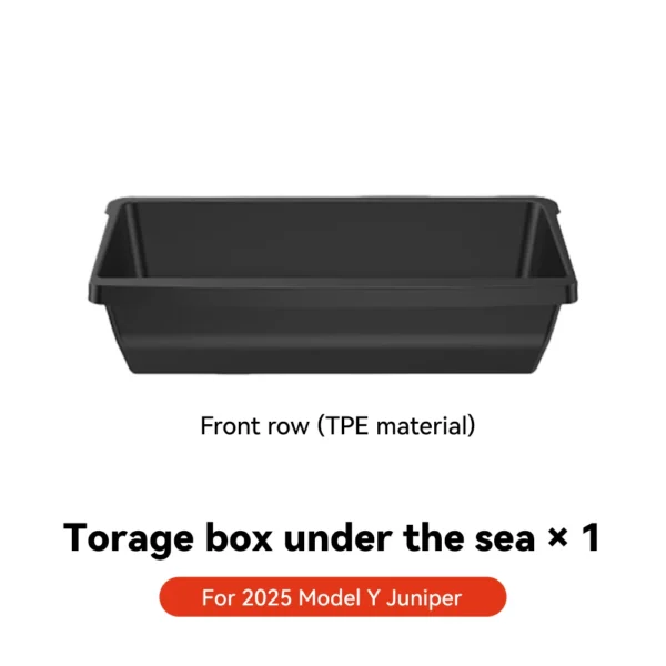 YZ For Tesla Model Y Juniper 2025 Underseat Storage Box Seats Drawer TPE Hidden Storage Tray Push Pull Car Organizer Accessories - Image 16