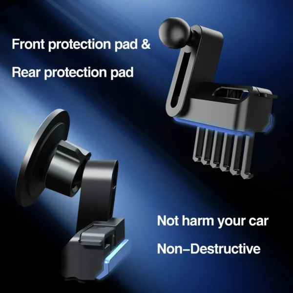 TEEQ Phone Mount for MagSafe Car Mount [Never Blocking] Tesla Model 3 Y Phone Mount Tesla Model 3 Y Accessories, Adjustable T - Image 3