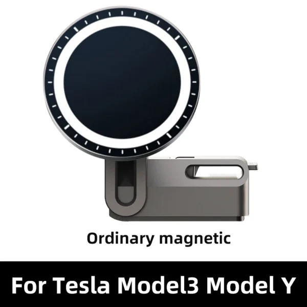 TEEQ Phone Mount for MagSafe Car Mount [Never Blocking] Tesla Model 3 Y Phone Mount Tesla Model 3 Y Accessories, Adjustable T - Image 9