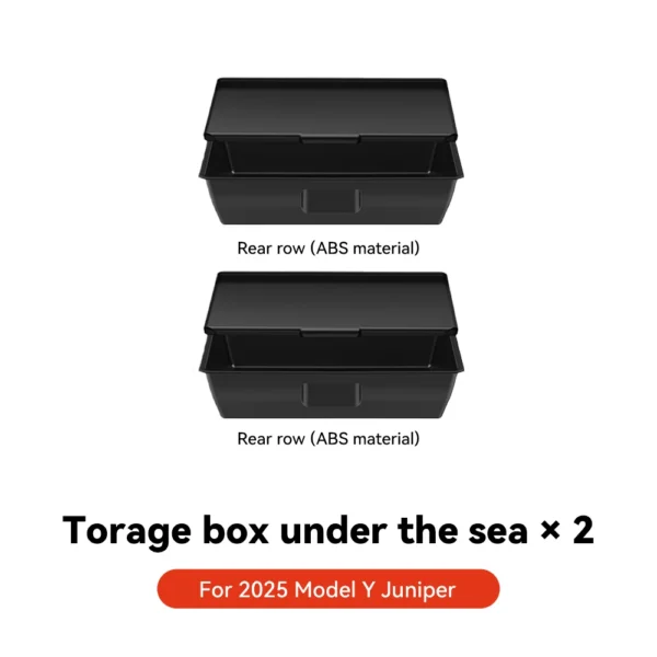YZ For Tesla Model Y Juniper 2025 Underseat Storage Box Seats Drawer TPE Hidden Storage Tray Push Pull Car Organizer Accessories - Image 11