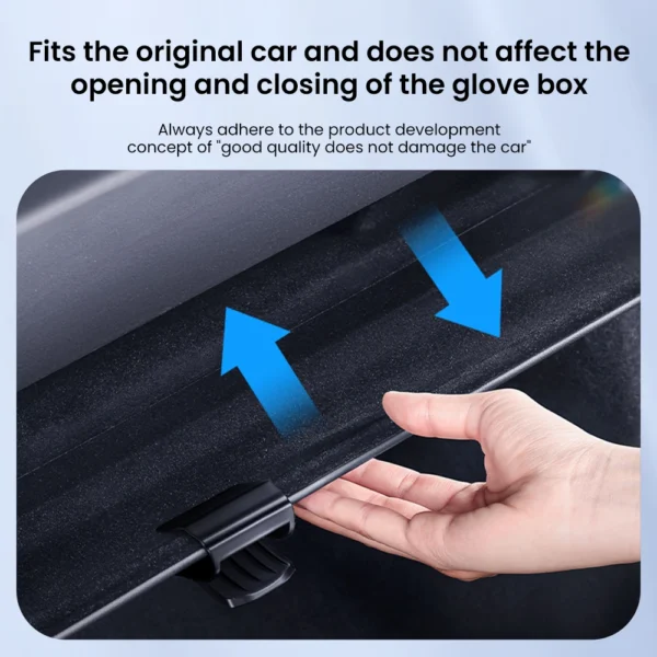 YZ For New Tesla Model 3/Y Highland Juniper Glove box Car Hooks ABS Storage Holder Tesla Model 3 Car Dedicated  Accessories - Image 6